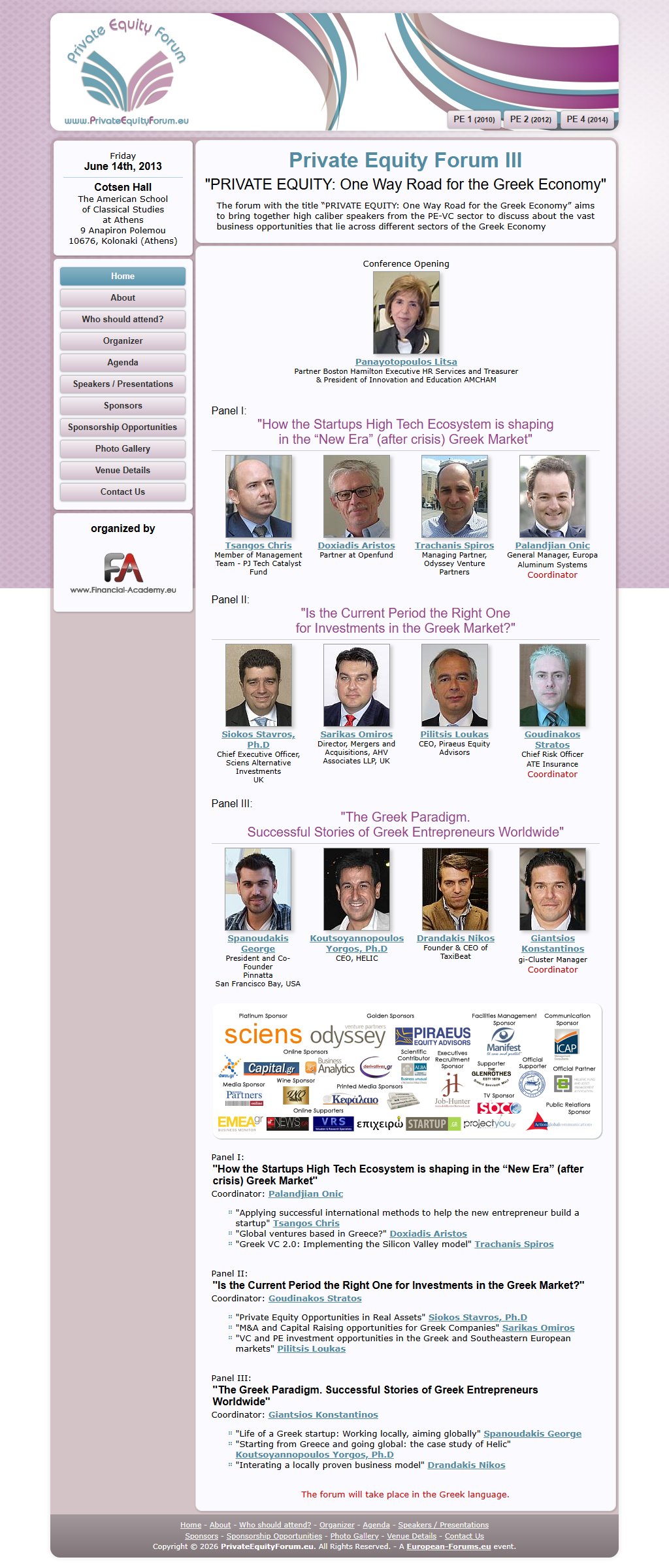 Private Equity Forum III