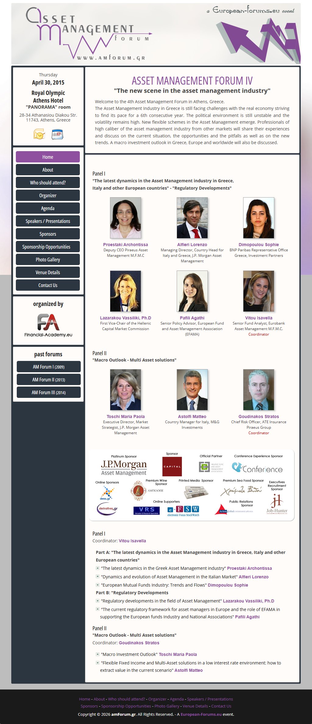 Asset Management Forum IV